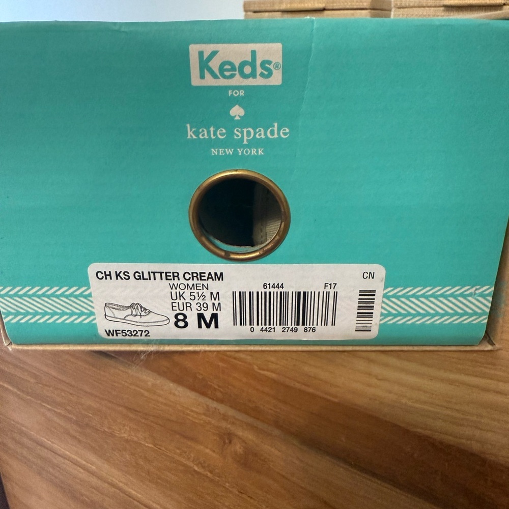 Keds Kate Spade Glitter Cream Shoes